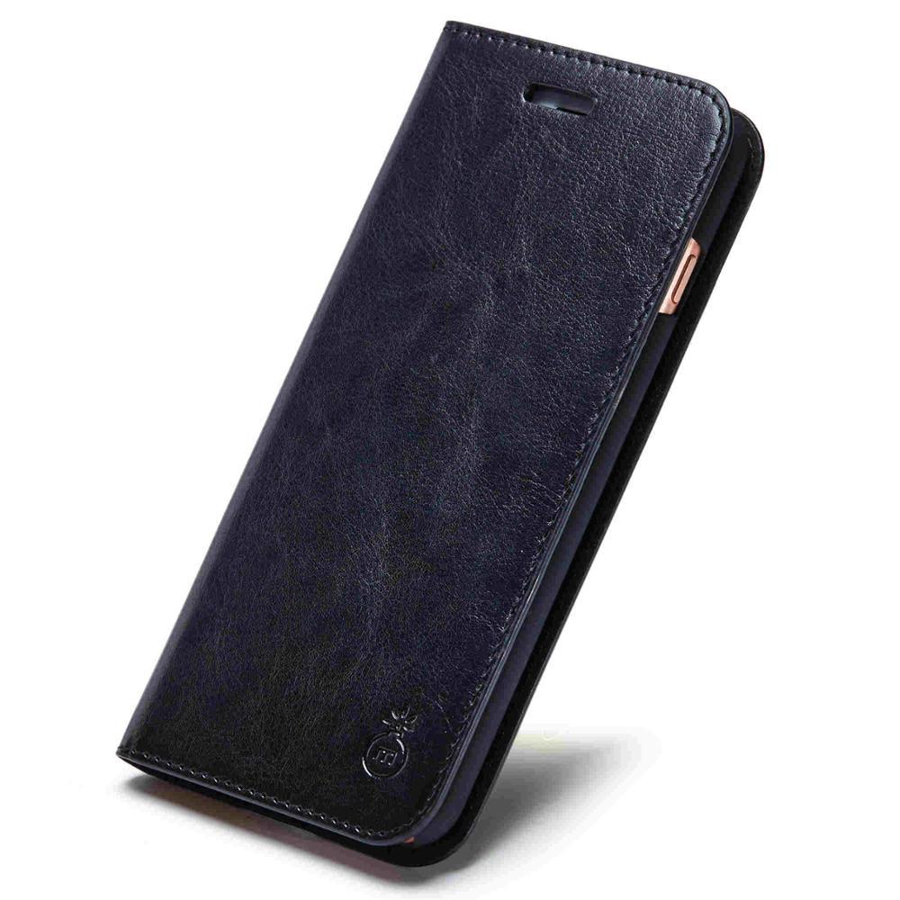 Black phone case on a white background