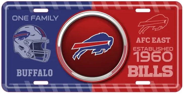 Buffalo Bills License Plate