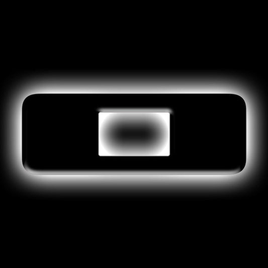ORACLE Lighting Universal Illuminated LED Letter Badges - Matte Blk Surface Finish - O