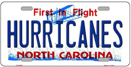 Carolina Hurricanes Novelty License Plate