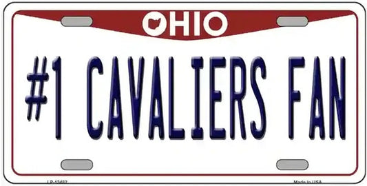 Cleveland Cavaliers #1 Fan Ohio Facada Novelty License Plate