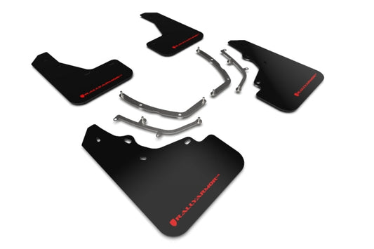 Rally Armor 19-25 Mazda3 Hatchback Black UR Mud Flap w/Red Logo