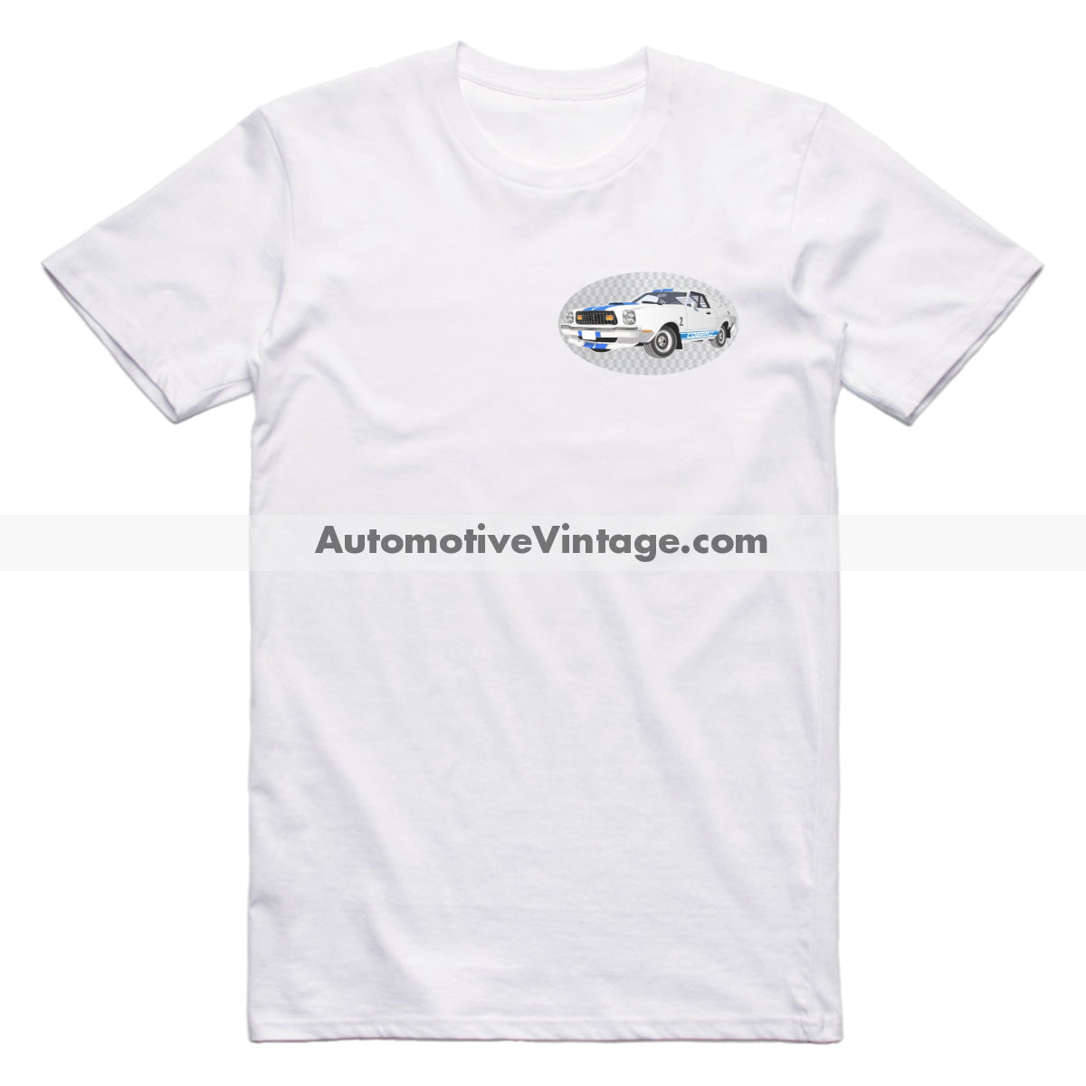 Charlies Angels Ford Cobra 2 Famous Car Chest Logo T-shirt