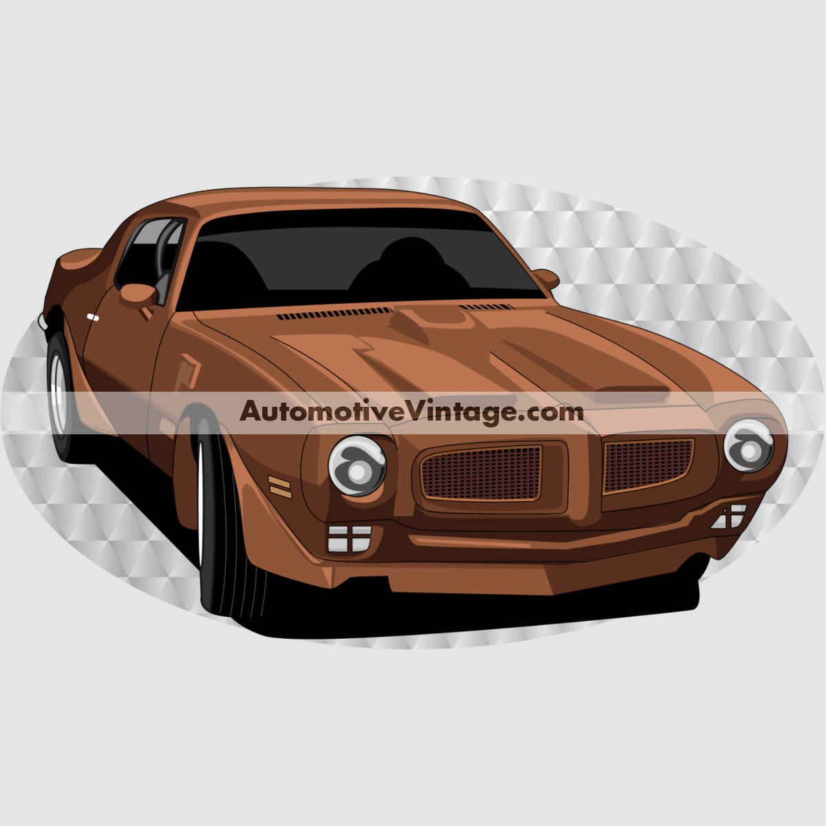 CHiPs Pontiac Firebird Famous Car Chest Logo T-shirt