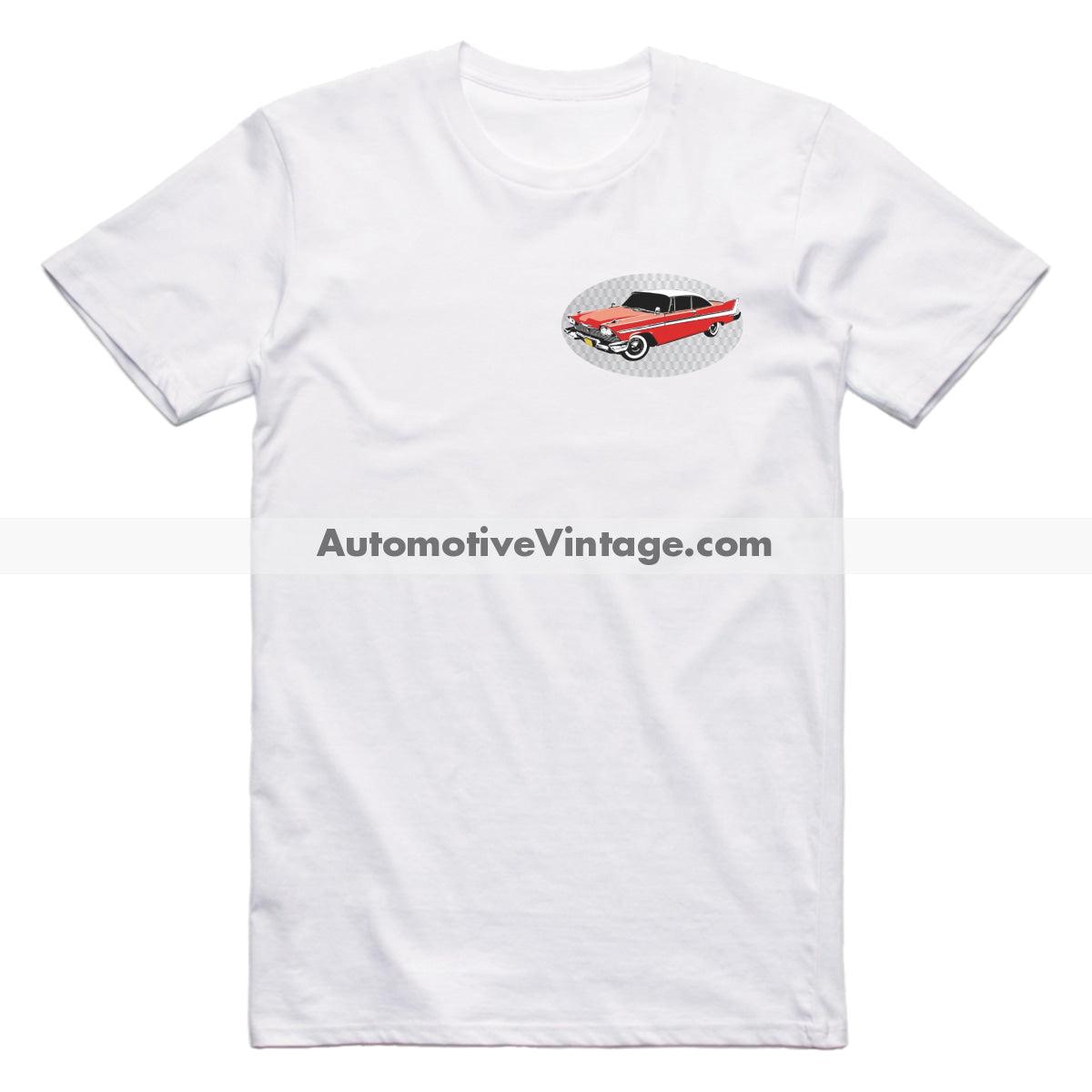 Christine Plymouth Fury Famous Car Chest Logo T-shirt