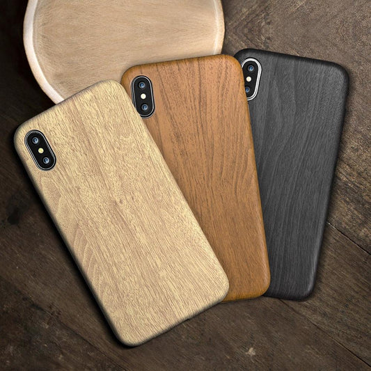 Classy Vintage Design Genuine Natural Wood Phone Case Wooden Texture Back Case For iPhone11 Case Luxury Phone Cover For iPhone 6 6s 7 8 plus 11 Pro max Case New Fashion Soft Case