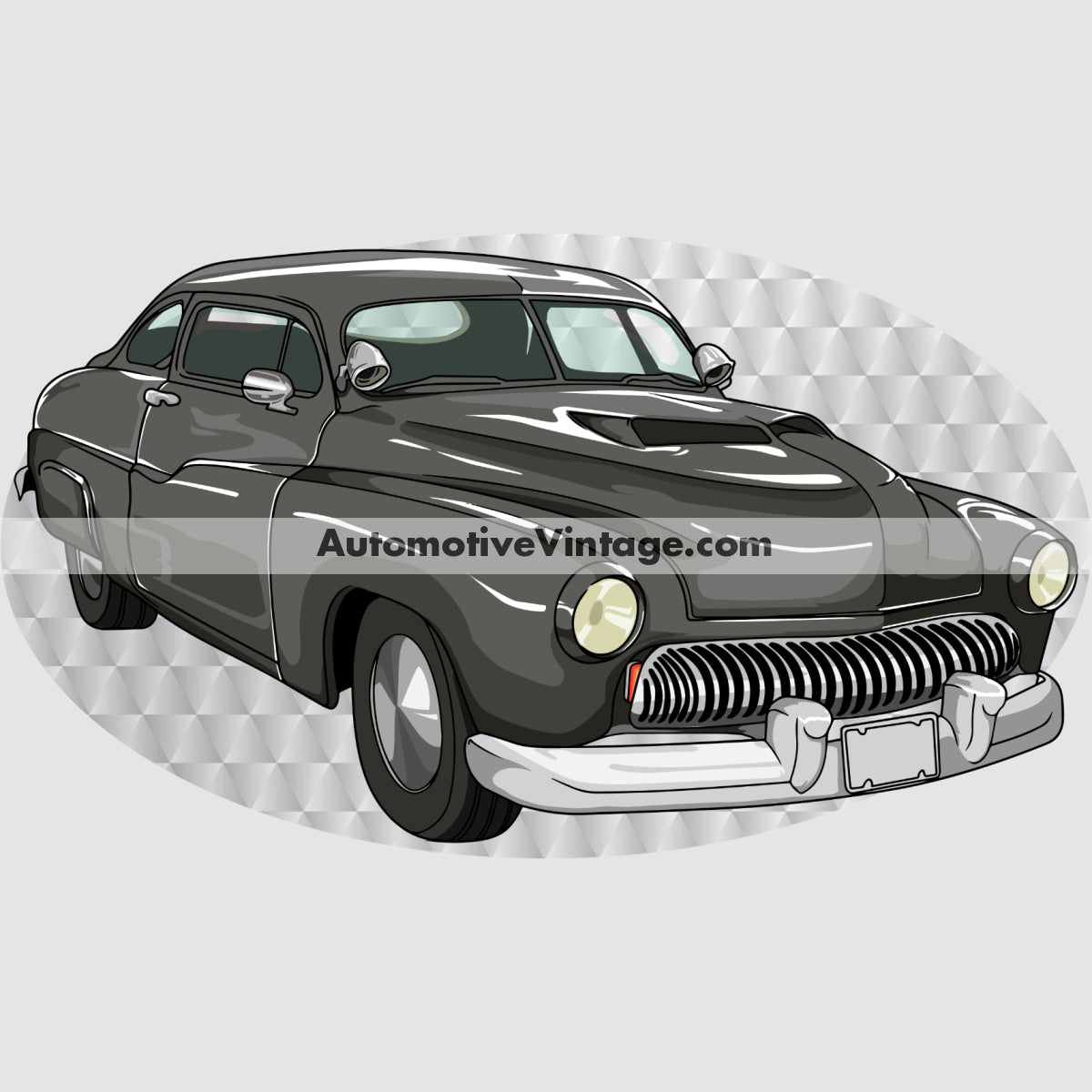 Cobra Chopped Mercury Famous Car Chest Logo T-shirt