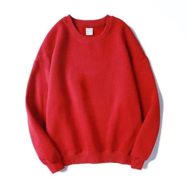 Cool Sweatshirts Men Streetwear Solid Pullover Sweatshirt For Men Sweatshirts for Women Casual Long Sleeve Round Neck Sweatshirts