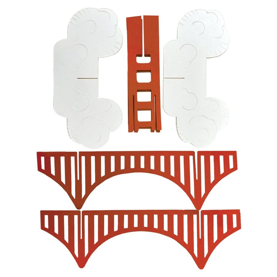 Crystal Growing: Golden Gate Bridge