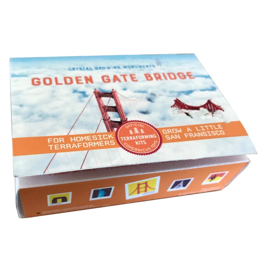 Crystal Growing: Golden Gate Bridge