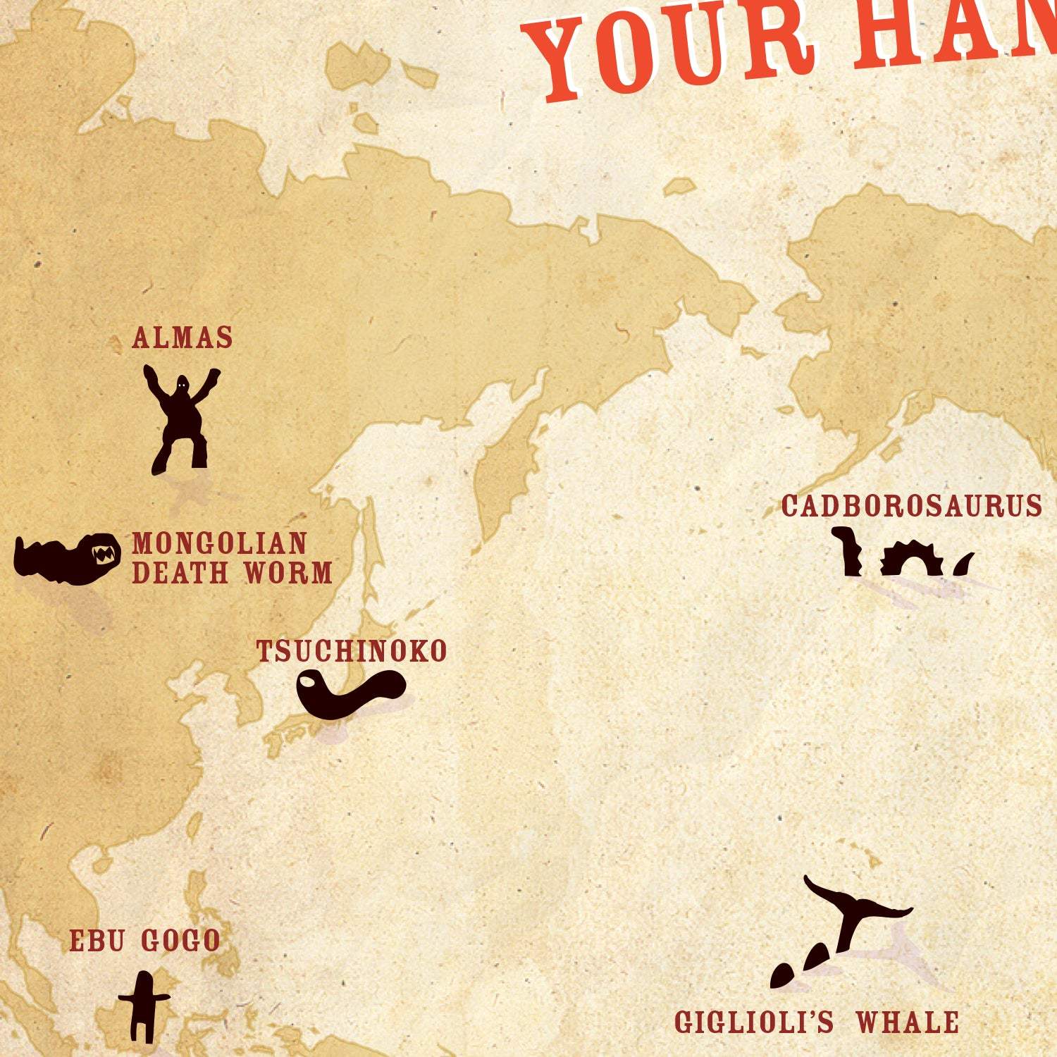 Cryptids  of the World Postcard