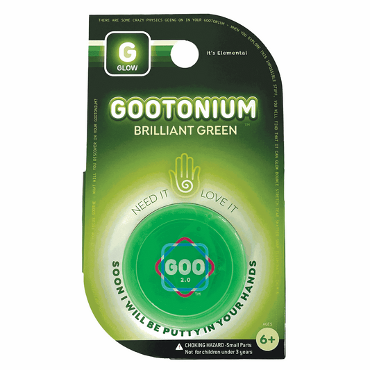 Green packaging of Gootonium with branding and product details.