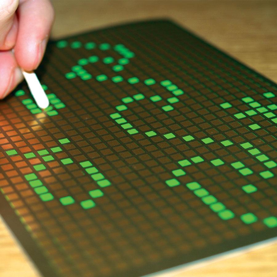 Pixel Scratch Card