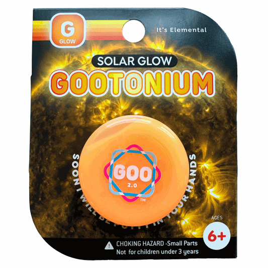 Packaging of Solar Glow Gootonium with glowing effect