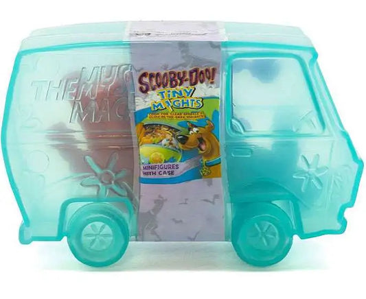 Toy van with Scooby-Doo packaging inside, featuring the character Shaggy.