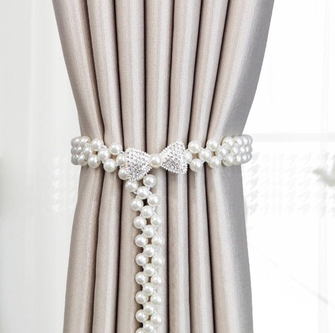 Curtain Tieback High Quality Elastic Holder Hook Buckle Clip Pretty And Fashion Polyester Decorative Home Accessories Modern Simple Style Curtain Tie Backs