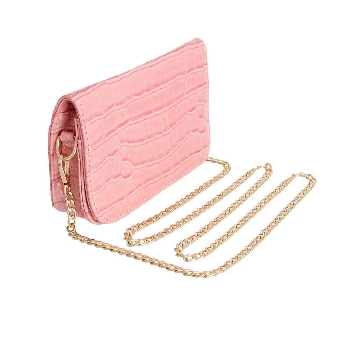 Pink Croc Belt Bag