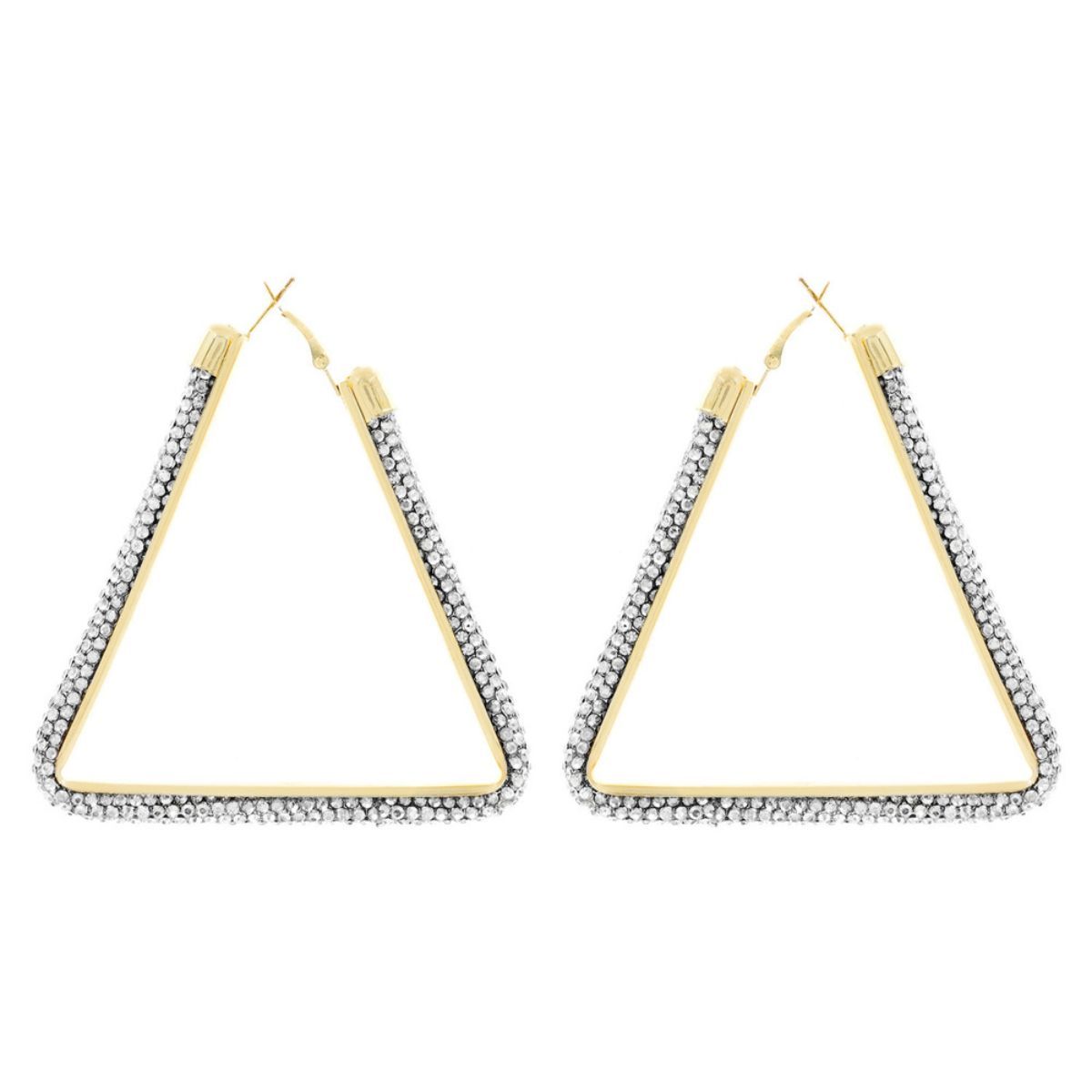 Triangle Tube Clear Hoops