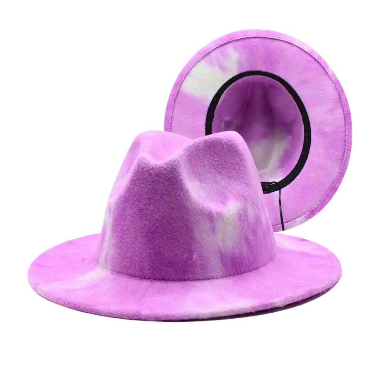 Lavender Tie Dye Fedora