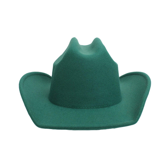 Cowboy Hat Green Felt Western Fashion Hat