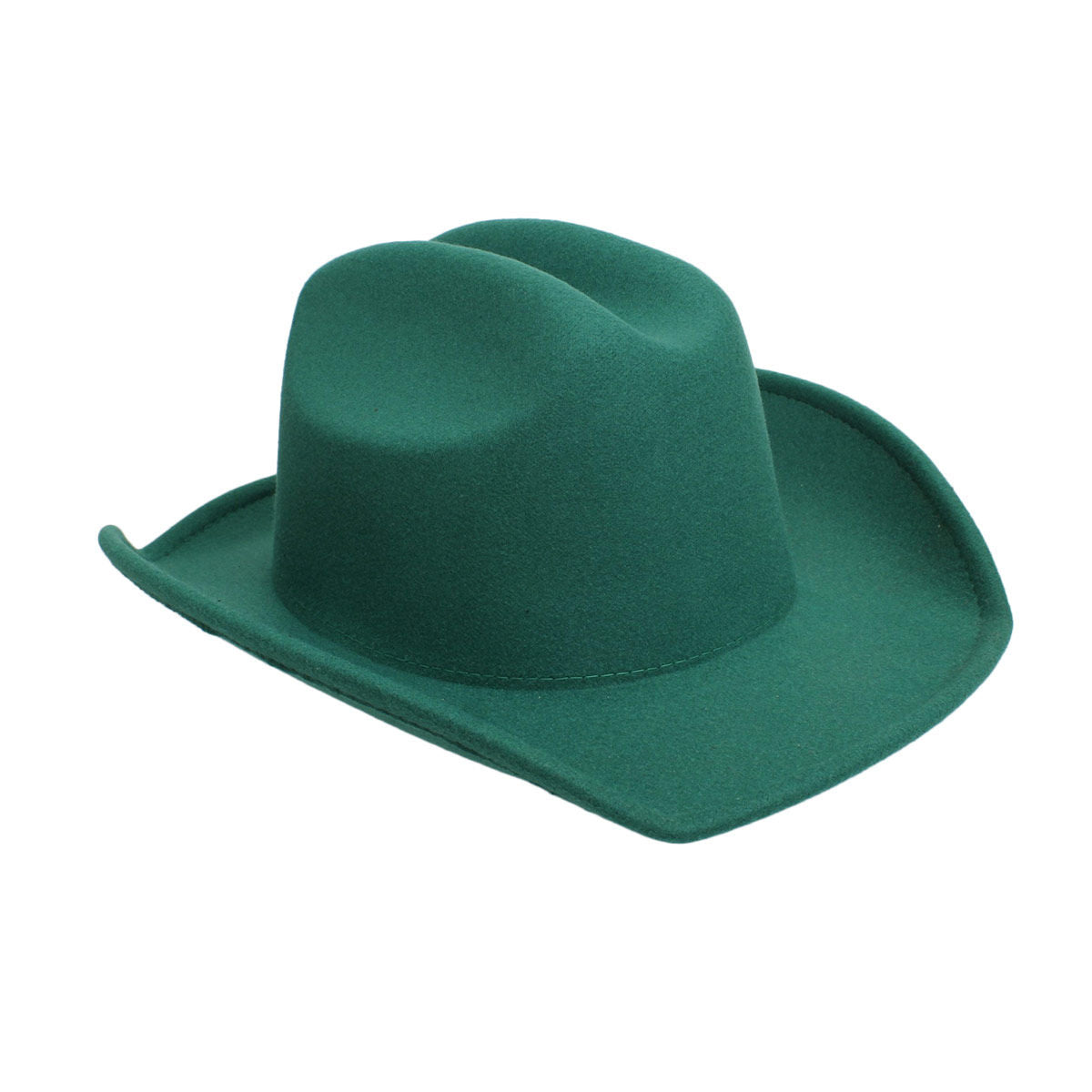 Cowboy Hat Green Felt Western Fashion Hat