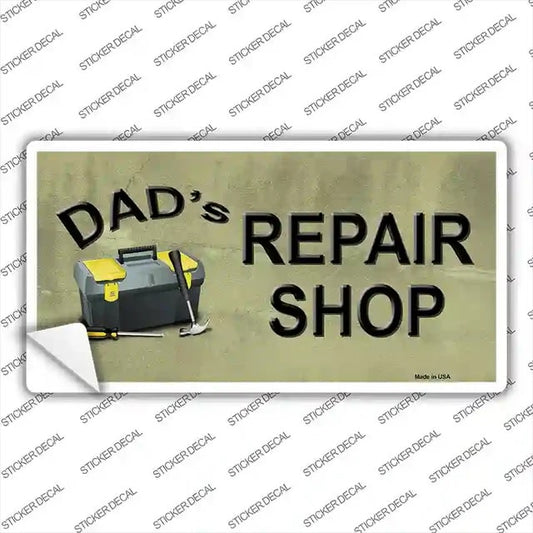 Dads Repair Shop Bumper Sticker