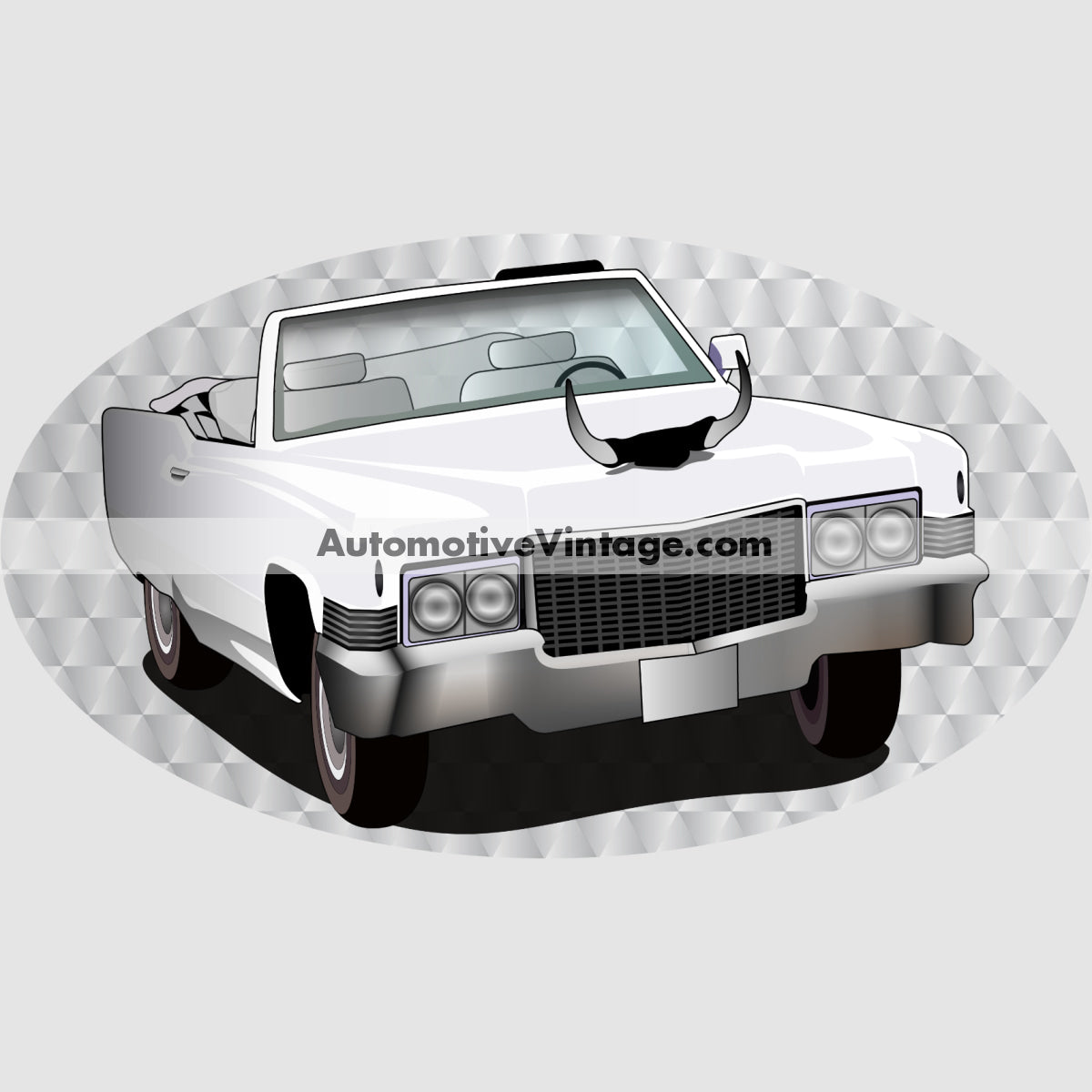 Dukes of Hazzard Boss Hogg Cadillac Famous Car Chest Logo T-shirt