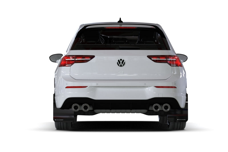 Rally Armor 22-25 VW MK8 Golf GTI/R Black UR Mud Flap w/Blue Logo