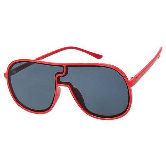 Red Frame Puzzle Piece Aviators