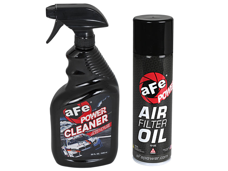 Two aFe Power automotive care products on a white background