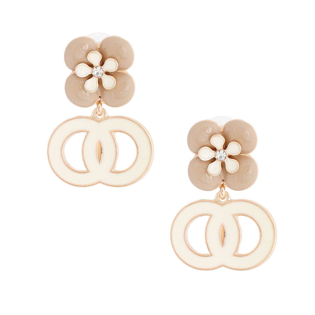 Ivory Essence Earrings - Bespoke Blooms