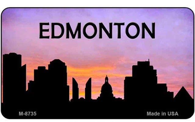 Edmonton Alberta Refrigerator Magnet