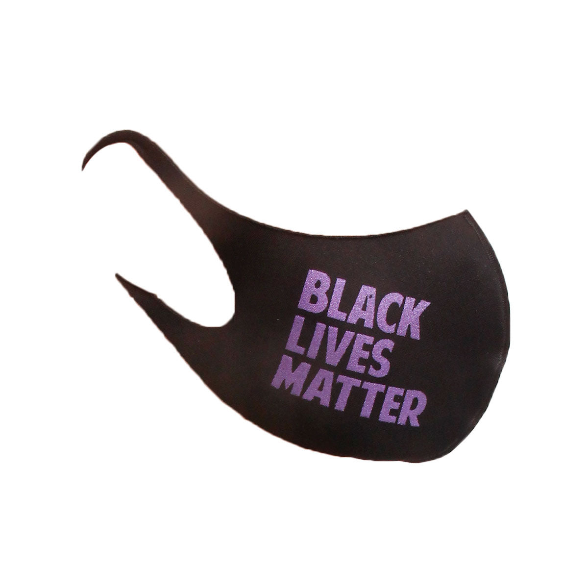 Purple Print BLACK LIVES MATTER Mask