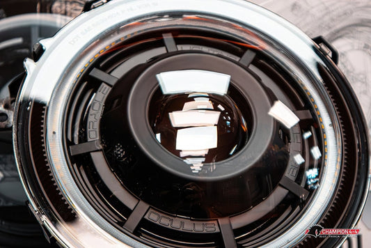 Oracle Oculus Bi-LED Projector Headlights for Jeep JL/Gladiator JT - Matte Blk - 5500K