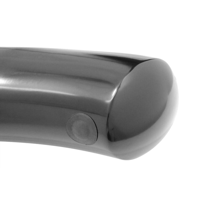 Close-up of a side step on a white background