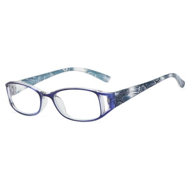 Fashion Men Women Reading Glasses Rectangle Spring Anti Glare Lightweight Reading Eyeglasses No Screw Detachable Design Eyeglasses Hyperopia Presbyopia Vision Care Eyewear