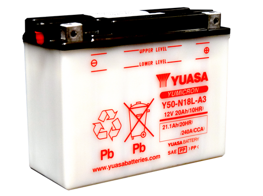 Yuasa Y50-N18L-A3 Yumicron 12-Volt Battery