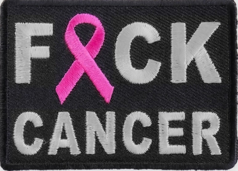 FCK Cancer Iron On Patch