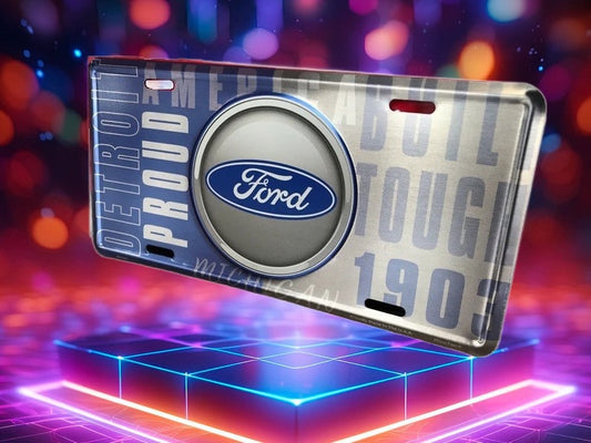 Ford Bullseye - License Plate Style Sign