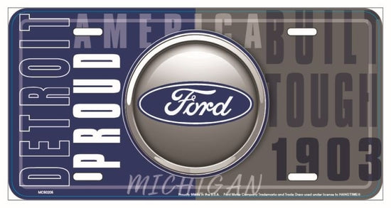 Ford Bullseye - License Plate Style Sign