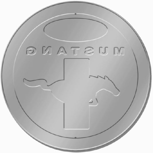 Ford Mustang Circular Metal Sign