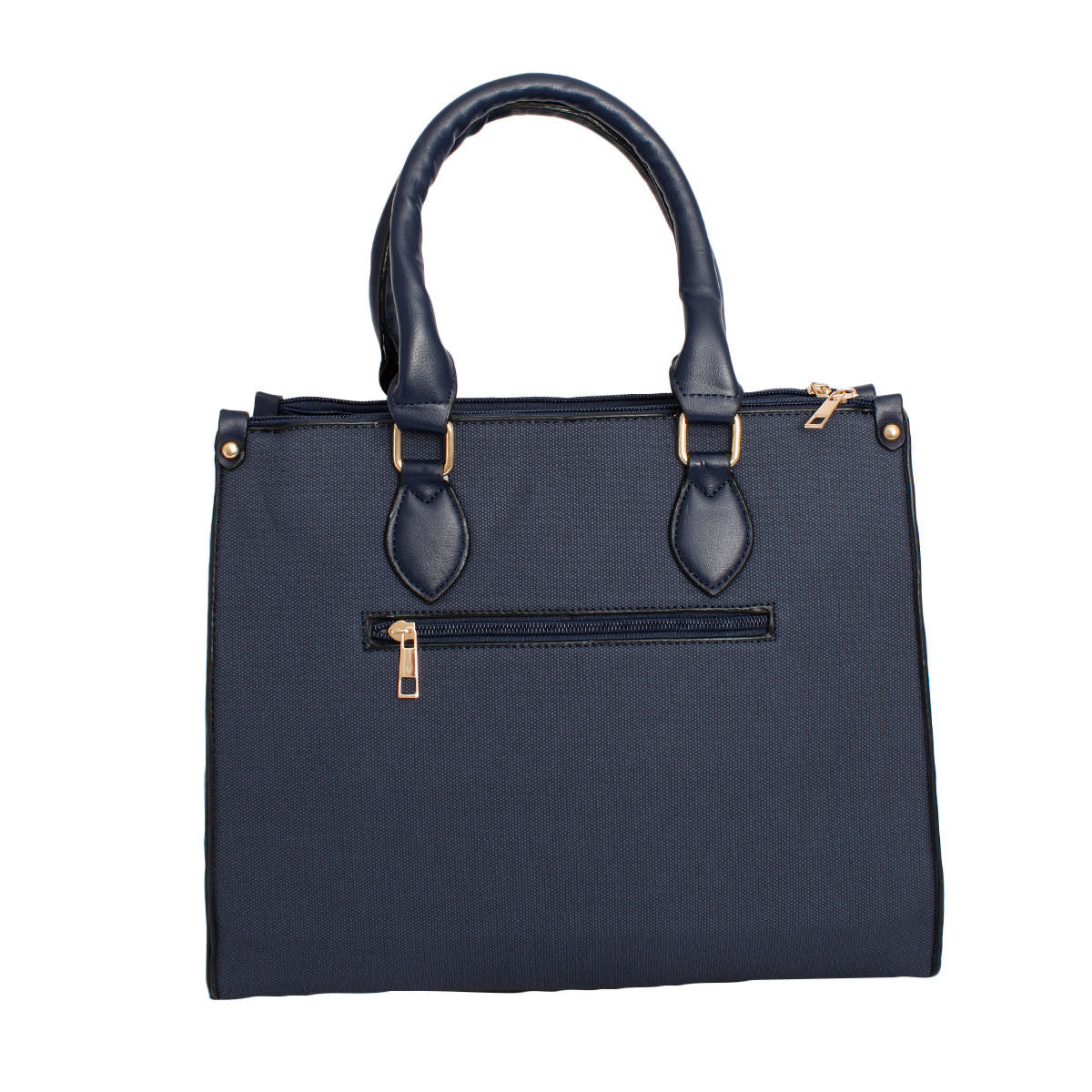 Purse Blue Pebble Grain Satchel Handbag for Women