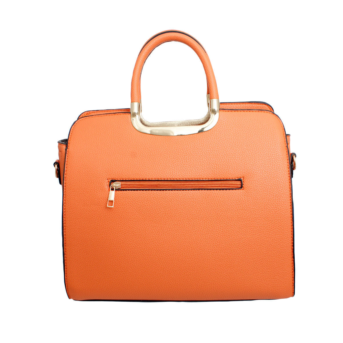 Purse Orange Satchel Handbag for Women