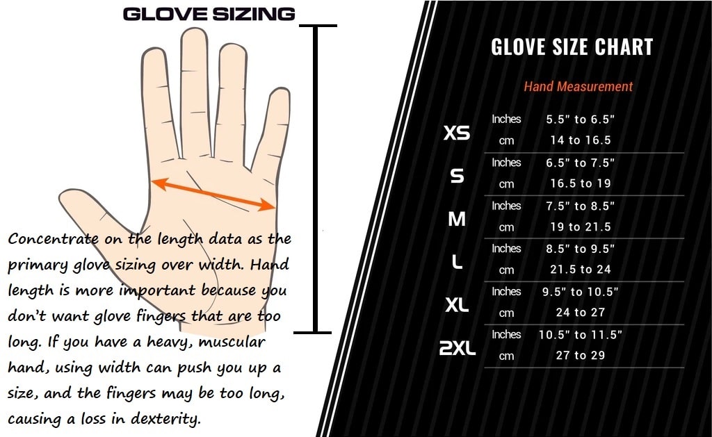 Glove Size Chart