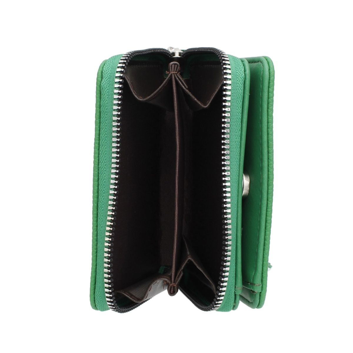 AKA Sorority Green Tassel Keychain Zipper Wallet