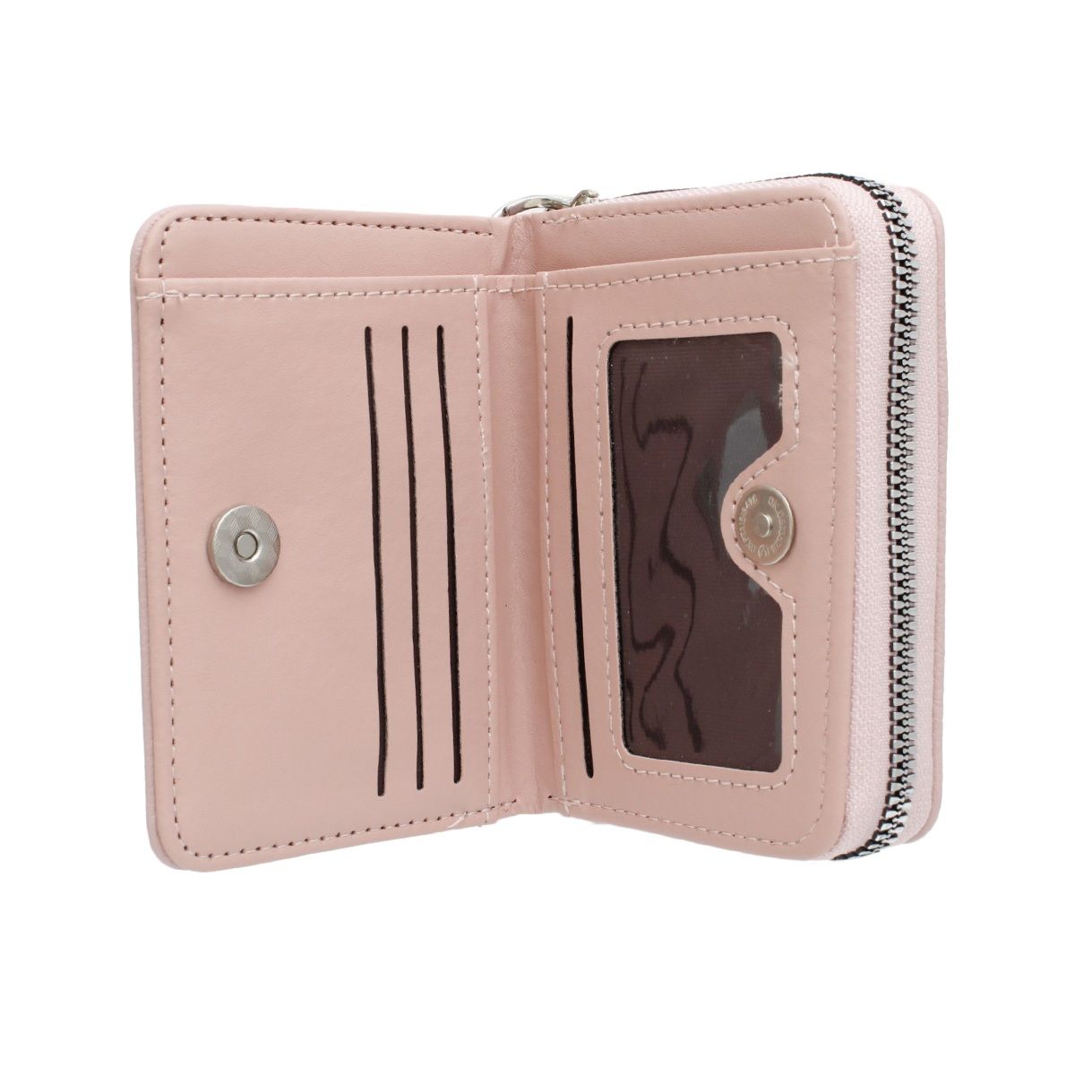 AKA Sorority Pink Tassel Keychain Zipper Wallet