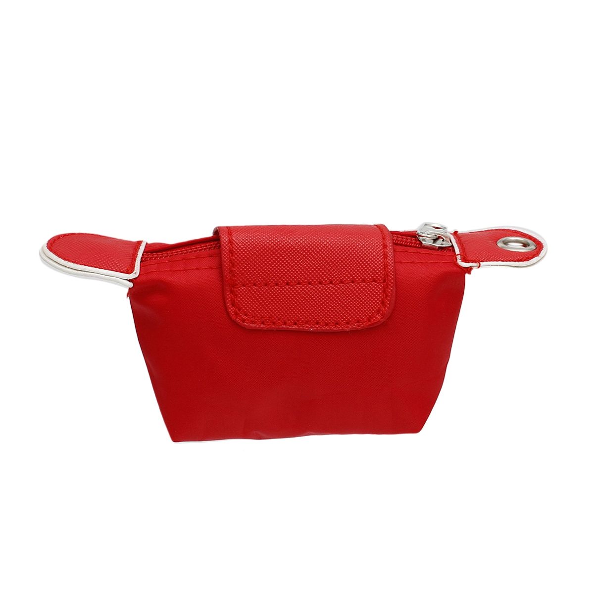 DST Sorority Red Nylon Wristlet Strap Mini Pouch