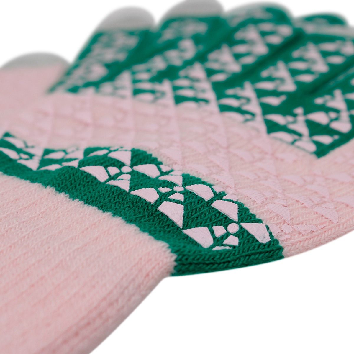 AKA Green Finger Touch and Grip Knit Winter Gloves