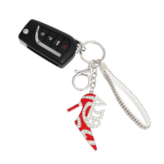 Keychain DST Sorority Red Heel Charm for Women