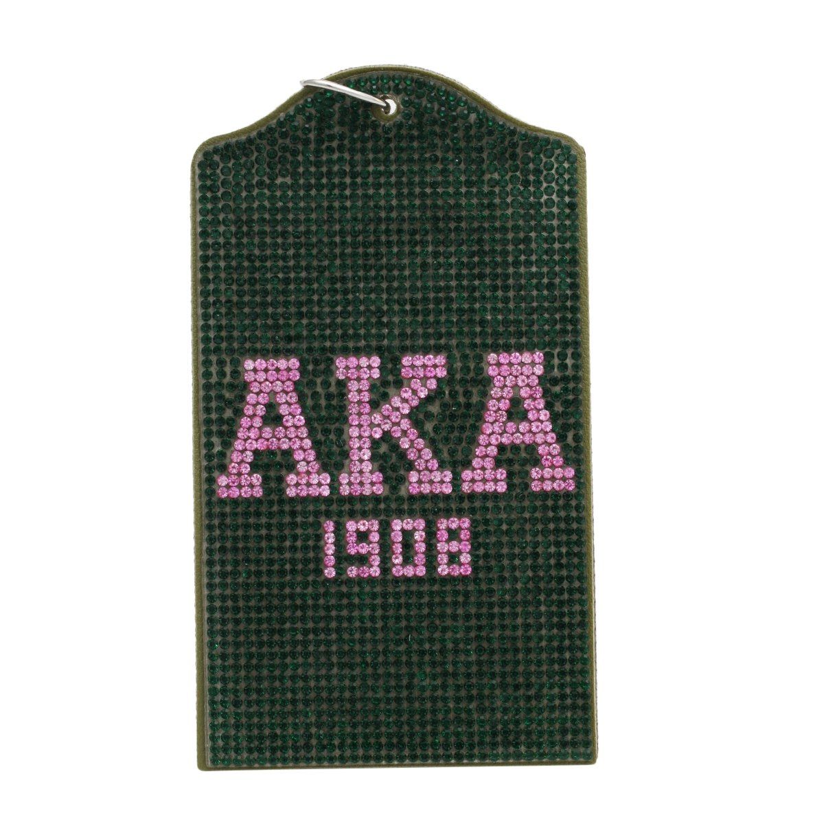 AKA Green Sparkle Sorority Pride ID Badge Holder